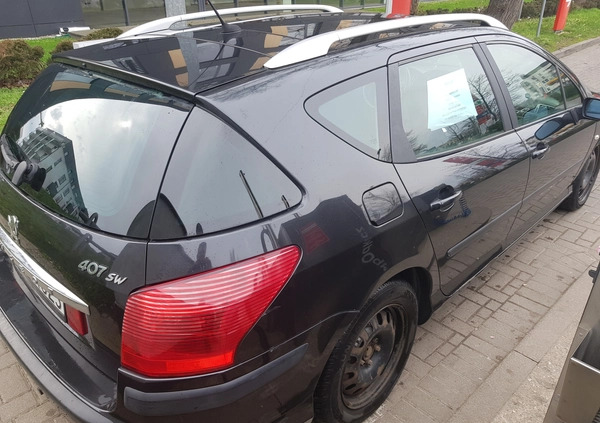 Peugeot 407 cena 7000 przebieg: 230000, rok produkcji 2007 z Wrocław małe 67